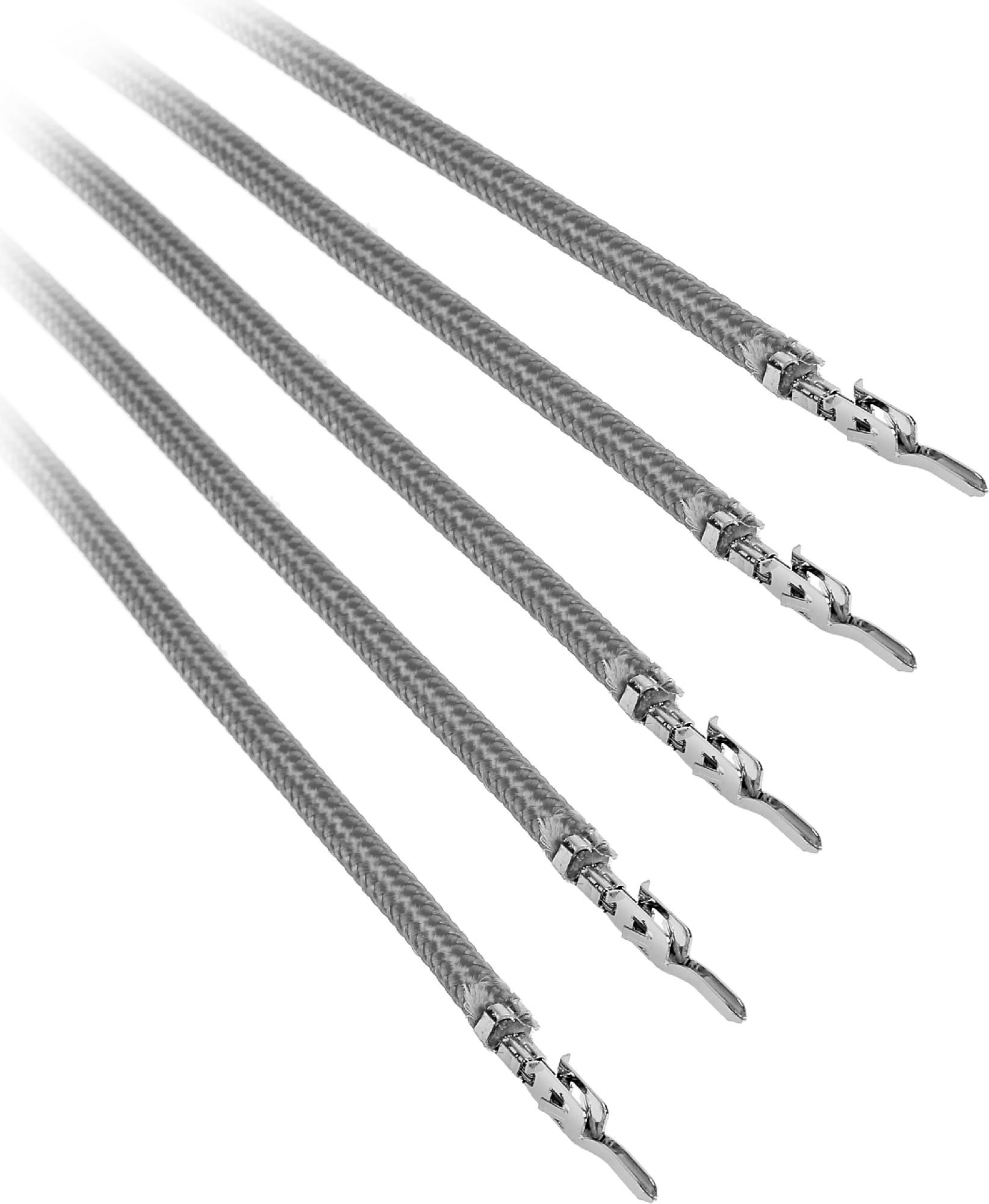 Cabluri BitFenix fără conectori, 0,2 m, gri (BFX-ALC-20CMLGY-RP)