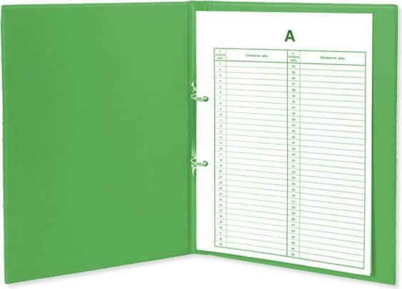 Folder Biurfol pentru Fișiere Personale - verde deschis