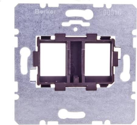 B.Kwadrat placă suport dublu de element de fixare brun (454107)