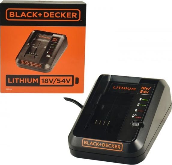 Incarcator fast charge Black &amp; Decker BDC2A, pentru toti acumulatorii de 18 si 54 V
