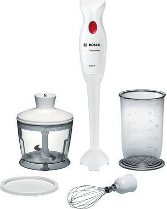 Blender Bosch MSM14500, 400W, 700ml, Alb/Rosu