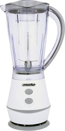 Blender Mesko MS 4060GR, 250W-500W, 1L, Alb/Gri