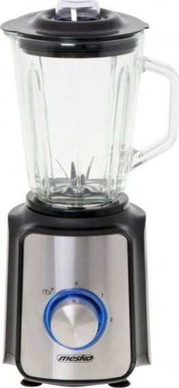 Blender Mesko MS 4080, 1200W, 1.5L, Negru/Inox