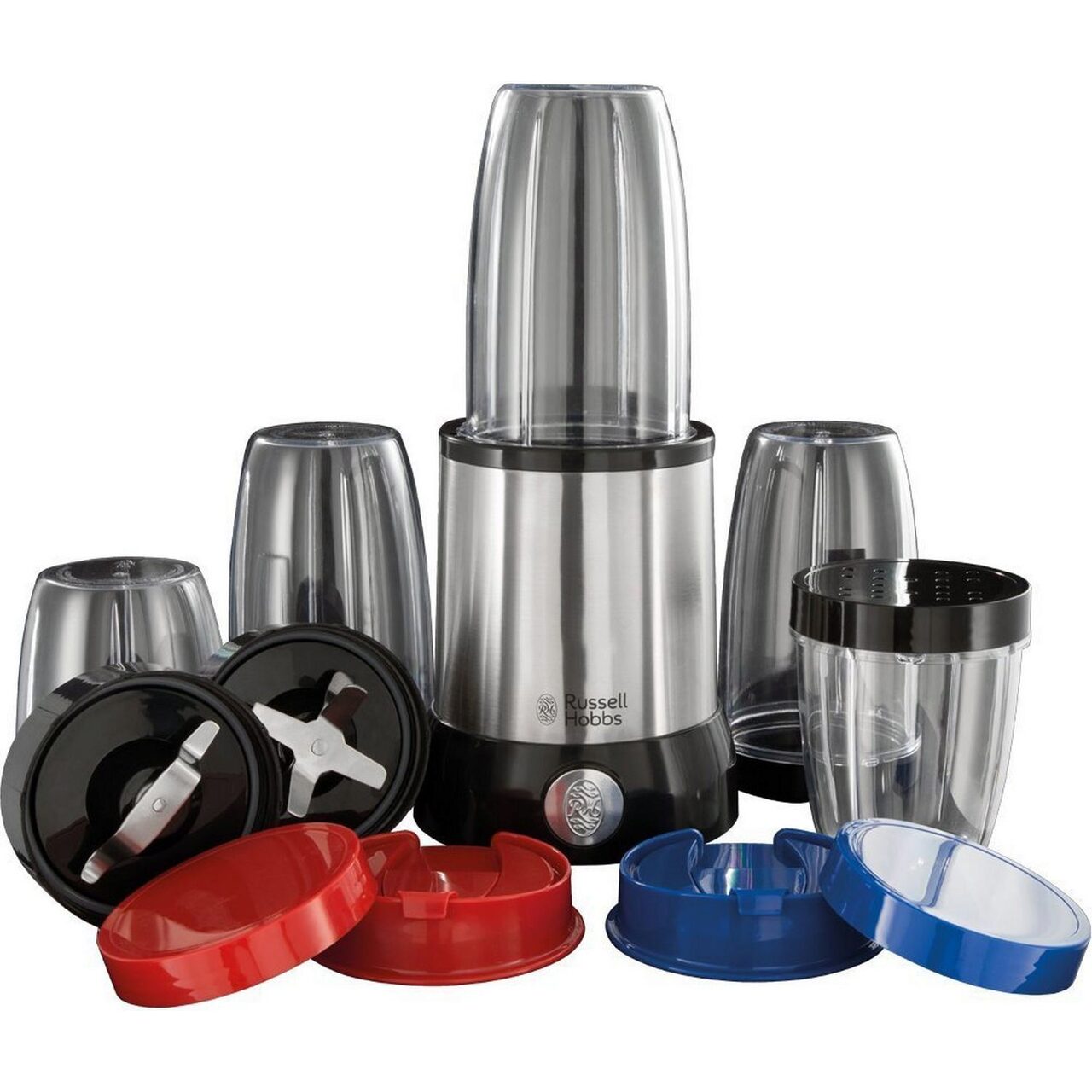 Blender multi functional Russell Hobbs 23180-56 Nutri Boost, 700 W, 15 piese, Inox