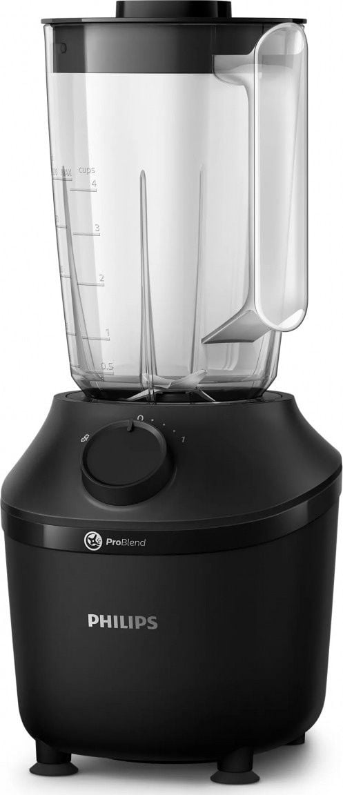 Blender Philips 3000 HR2191/01, 2L, 600W, Negru