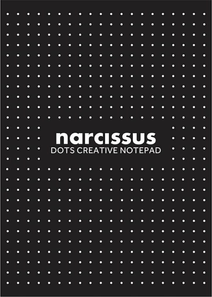 Bloc de desen Narcissus A4 80k negru 6buc.