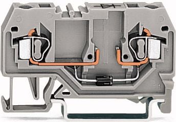 Bloc terminal Wago cu 2 fire cu dioda 1N4007 2,5 mm2 gri (280-915/281-410)