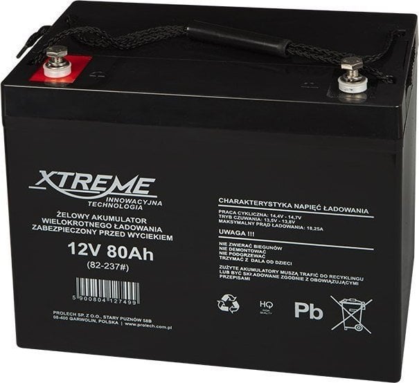 Accesorii UPS-uri - Blow Akumulator żelowy 12V 80Ah XTREME