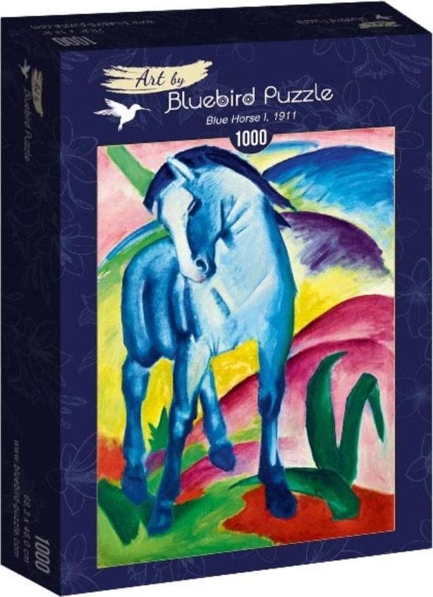 Bluebird Puzzle 1000 Blue Horse, Franz Marc 1911