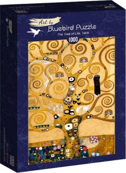 Puzzle Bluebird - Gustav Klimt, The Tree of Life 1909, 1000 piese