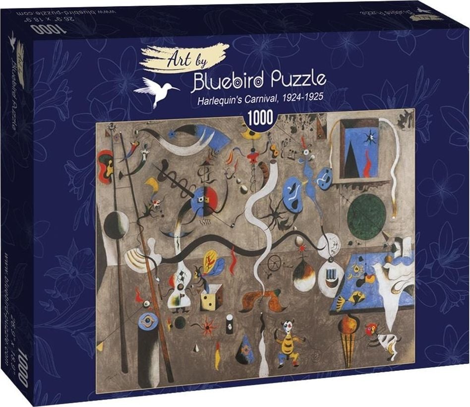 Bluebird Puzzle Puzzle 1000 Joan Miro, Carnavalul Arlechinului