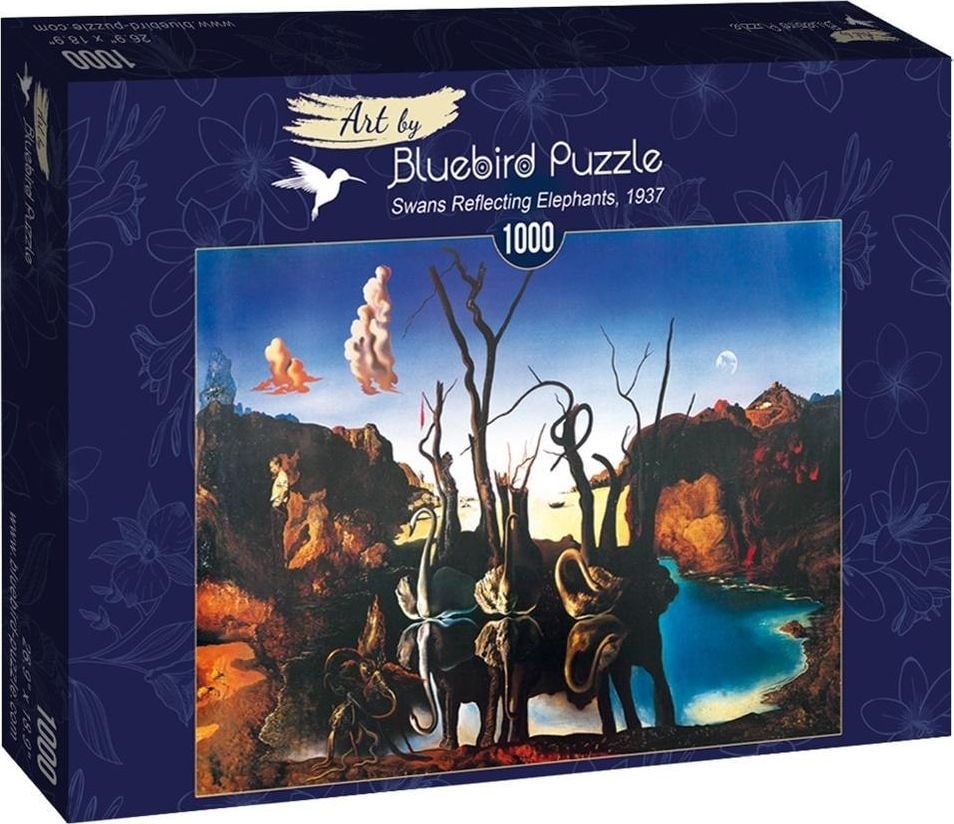 Bluebird Puzzle Puzzle 1000 Salvador Dali, Lebede, 1937