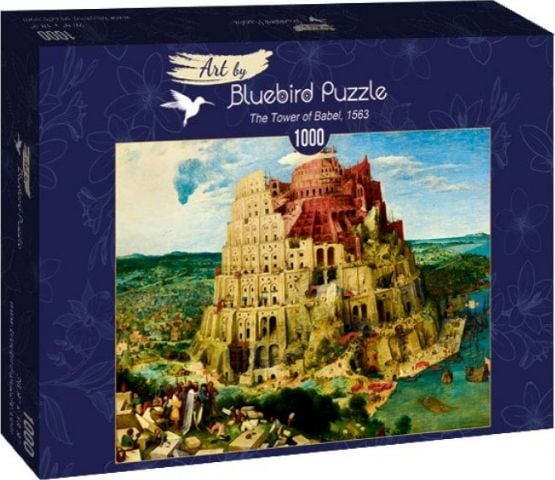 Puzzle Bluebird - Pieter Bruegel, The Tower of Babel 1563, 1000 piese