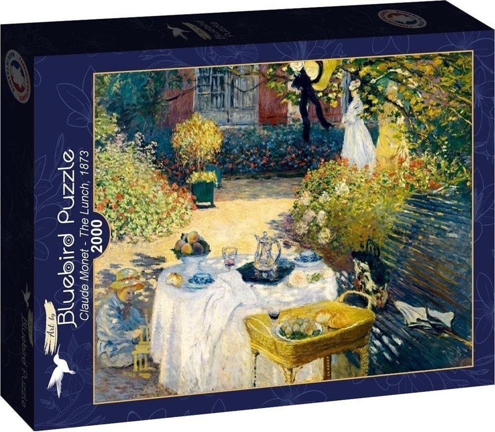 Bluebird Puzzle Puzzle 2000 Mic dejun, Claude Monet, 1873