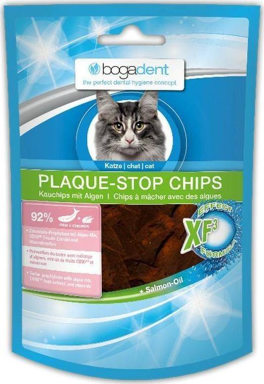 Bogadent Bogadent Plaque-Stop Chips Fish Cat Delicacy P/Osadom 50g