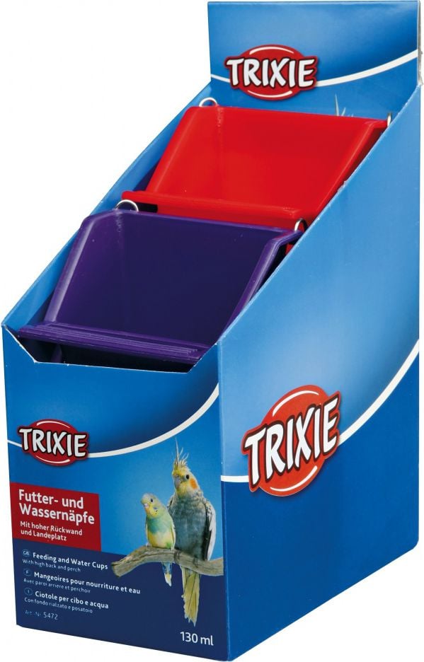 Bol Trixie cu suport de agatat pentru pasari 30 ml/8 × 7 cm 5472