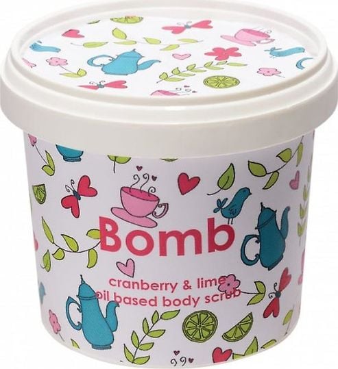 Bomb Cosmetics BOMB COSMETICS_Cranberry Lime Shower Scrub exfoliant duș cu zahăr Cranberry Limonka 400g