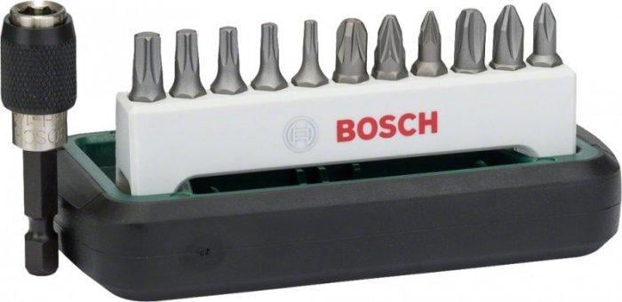 Bosch 12-CZĘŚCIOWY ZESTAW KOŃCÓWEK PH, PZ, TORX