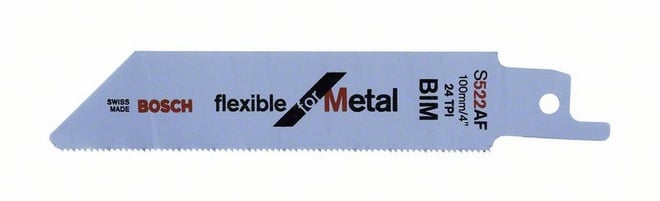 Sabre ferăstrău pentru metal flexibil pentru 100x19x0,9mm A522AF 5p. - 2608656010