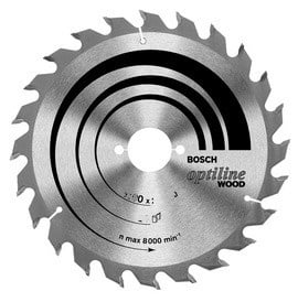Ferăstrău circular Bosch Optiline Wood H 160x2,6x20mm 36 dinți 2608640597