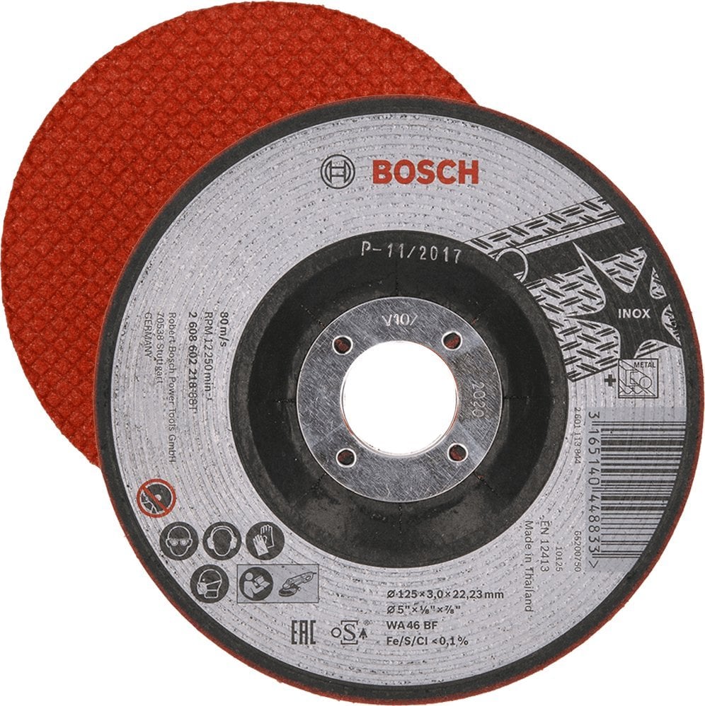 Bosch SHIELD T27 125/3,0/22 ALU,OTEL,INOX BOSCH