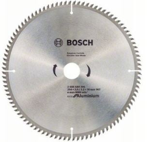 Panza circular pentru aluminiu 254x3.0/2.2x30 mm 80T Eco Bosch