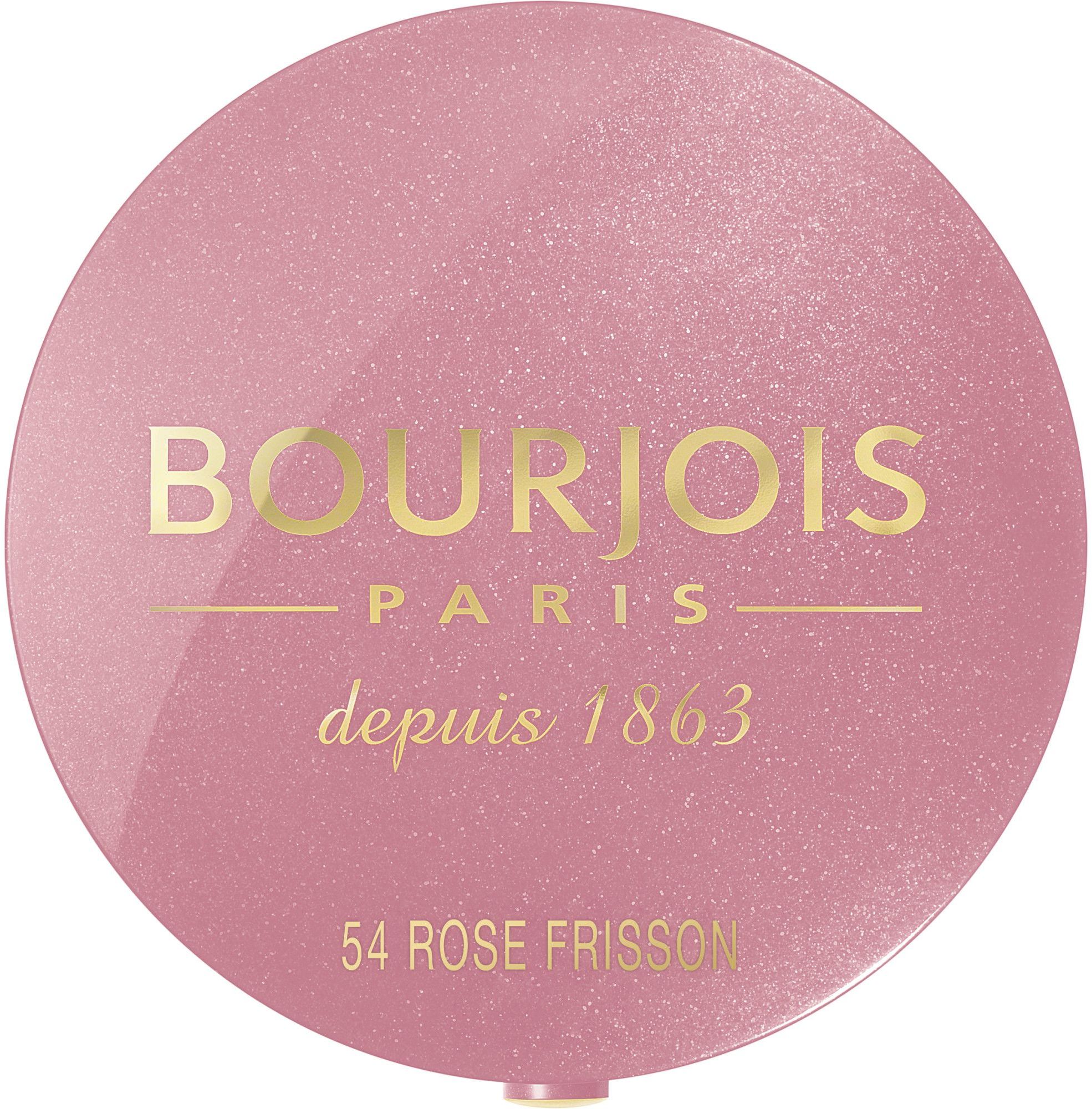 Bourjois Paris Little Round Pot Blusher – blush pentru obraji roz 54 Rose Frisson 2.5 g Bourjois Paris Little Round Pot Blusher este un blush roz pentru obraji în nuanța 54 Rose Frisson, cu o greutate de 2.5 g.