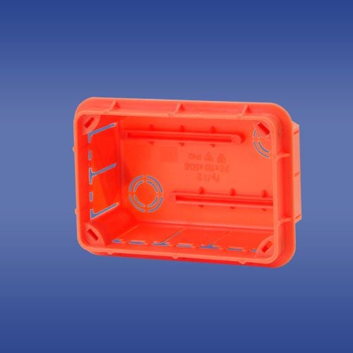 box Flush 76 x 116 x 52mm portocalie (11,2)