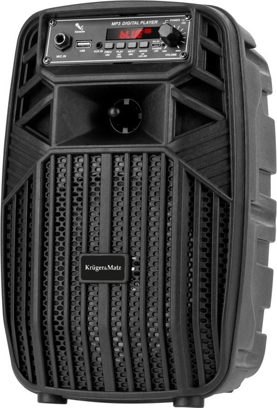 Boxa Bluetooth Kruger&Marz Music Box Mini 10 w, 6.5 inch + 1 inch, AUX, USB 2.0, intrare microfon, FM