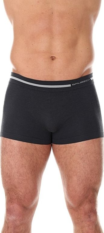 Boxer bărbați Brubeck BX10430 COMFORT WOOL, grafit M