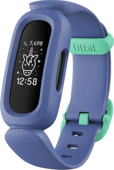Bratara fitness Fitbit Ace 3 Kids, Cosmic Blue Astro Green
