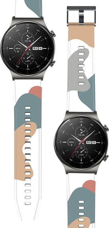 Bratara Hurtel Strap Camo pentru Huawei Watch GT2 Pro Curea din silicon Bratara Camo pentru ceas (3)