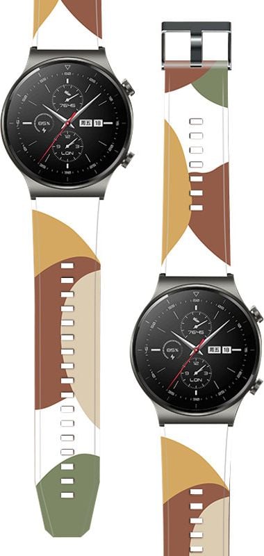 Bratara Hurtel Strap Camo pentru Huawei Watch GT2 Pro Curea din silicon Bratara Camo pentru ceas (5)