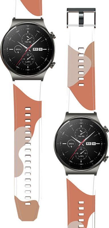 Bratara Hurtel Strap Camo pentru Huawei Watch GT2 Pro Curea din silicon Bratara Camo pentru ceas (6)