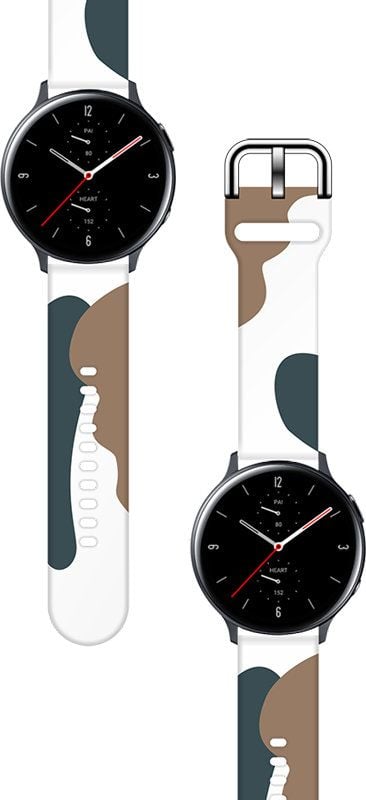 Bratara Hurtel Strap Camo pentru Samsung Galaxy Watch 42mm Curea din silicon Bratara ceas Camo (1)