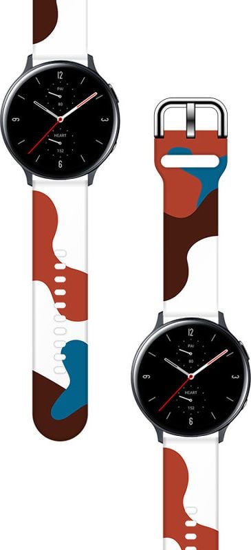 Bratara Hurtel Strap Camo pentru Samsung Galaxy Watch 42mm Curea din silicon Bratara ceas Camo (8)