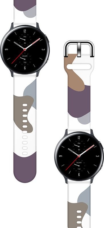 Bratara Hurtel Strap Camo pentru Samsung Galaxy Watch 42mm Curea din silicon Bratara ceas Camo (9)