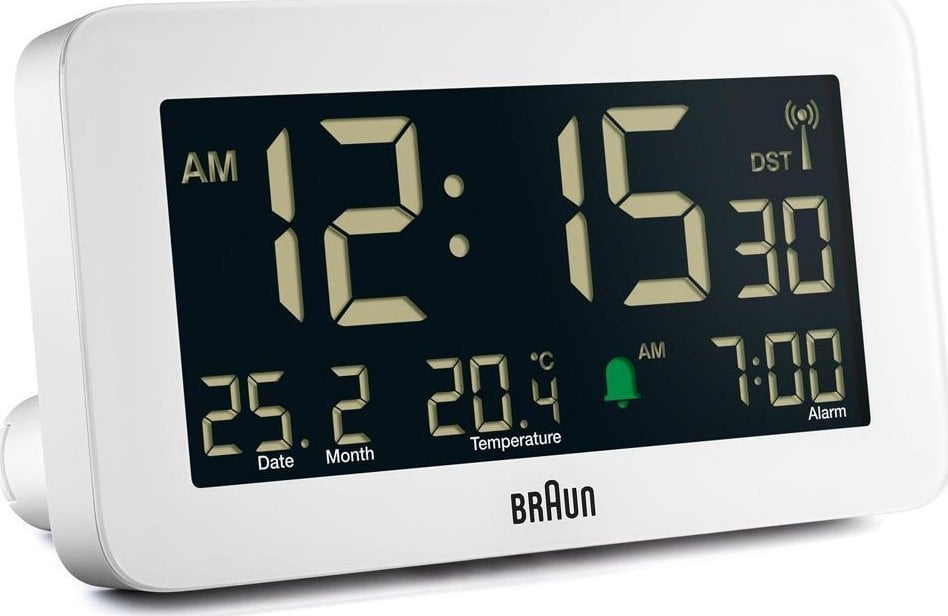 Braun BRAUN BC10 DCF-W Radio ceas cu alarmă alb