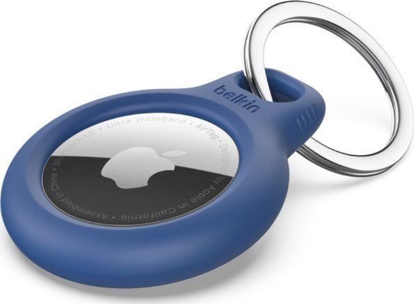 Breloc Belkin Belkin Secure Holder pentru Apple AirTag albastru 1_779363, protectie la zgarieturi, curea ultra-rezistenta, design inovator `Twist and Lock`