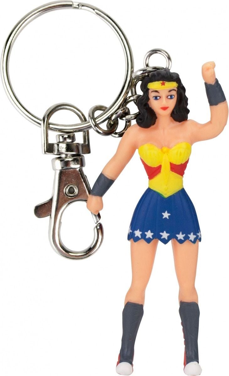 Breloc figurina DC Comics Acs di Anteini, Wonder Woman, 6 cm, Multicolor