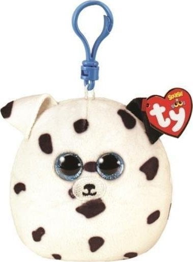 Breloc TY Breloc mascota TY Squish-a-Boos FETCH - Câine dalmatian 8,5 cm 39567