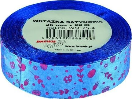 BREWIS Wstążka satynowa 12mm Wielkanoc WSE12-4 Brewis