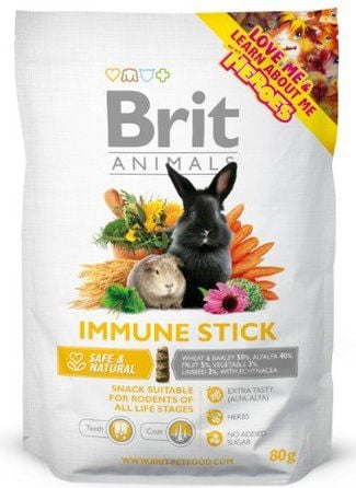 Brit Animals Immune Stick pentru rozătoare 80g
