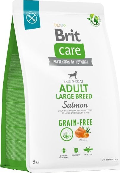 Brit BRIT CARE Câine Somon Adult Rase Mari fără cereale 3kg