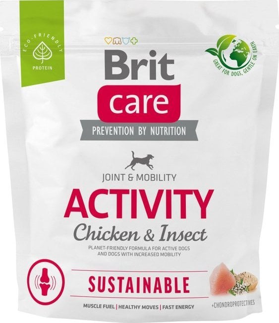 Brit BRIT CARE Dog Activitate Durabila Pui și Insecte 1 kg