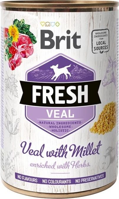 Brit Brit Fresh Dog Veal with Millet puszka 400g
