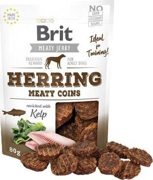 Brit BRIT MEATY JERKY Hering Meaty Coins HERING DISHES 80g