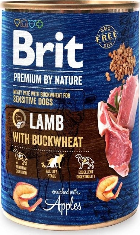 Cutie Brit Brit Premium By Nature Lamb & Hrișcă 400g