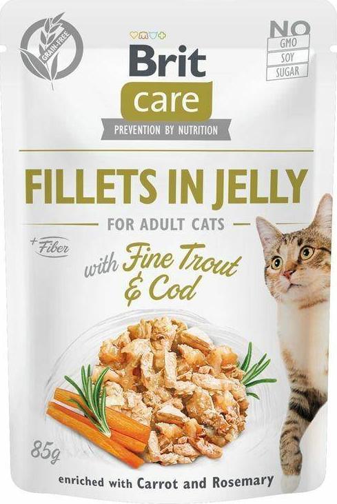 Brit CARE CAT pliculet FJ FINE TROUT&COD /24 85g