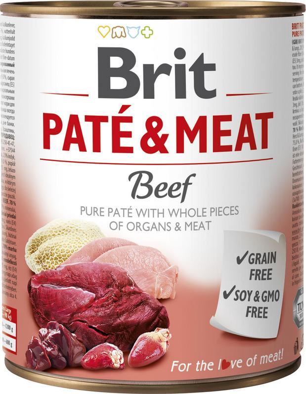 Brit conserve PATE&MEAT CARNE DE VID /6 800g